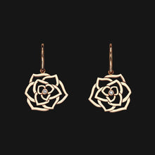 Load image into Gallery viewer, 18k Wire Bloom Earrings - keveny-jewlery